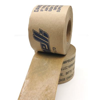 Kraft 방수 Gummed 종이 테이프, 감압성 Kraft 테이프 섬유 선