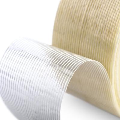 인장 강도 400N/inch의 유리 섬유 스트래핑 테이프, 11N/inch 박리 접착력 및 150mic 두께