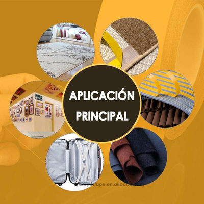 양면 유리 섬유 테이프, 72 oz/in 박리 접착력, 45 lbs/in 인장 강도, 파단 시 5-7% 신율